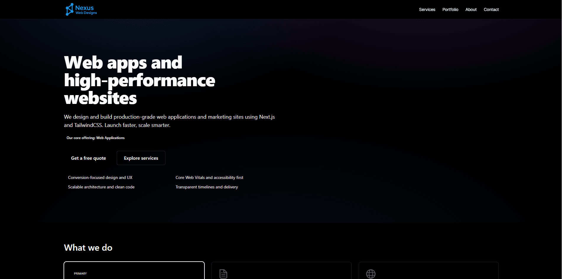 Nexus Web Designs preview